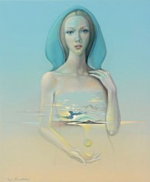 La Dama del Alba. Óleo sobre lienzo, 100 x 81 cm. 2011
